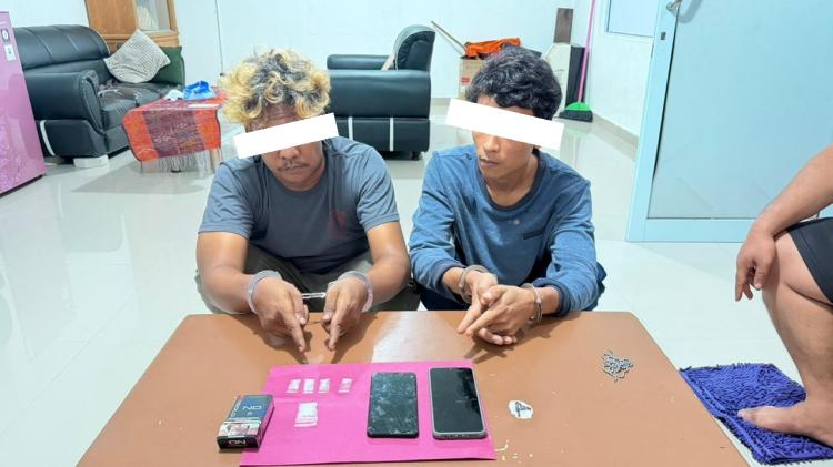 Polsek Mandau Ungkap Kasus Sabu di Babussalam, Dua Tersangka Diamankan dan Satu DPO Diburu